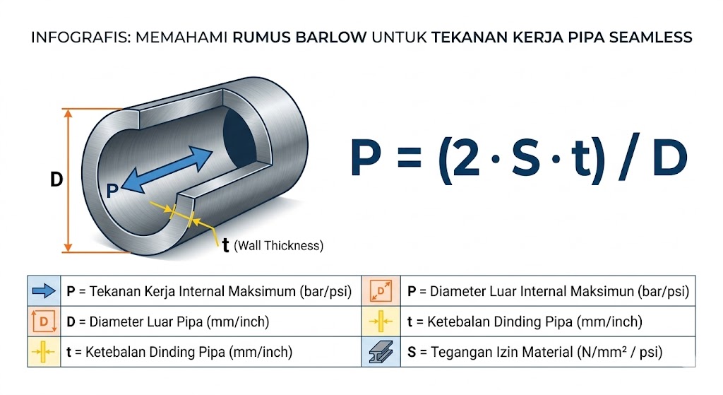 rumus tekanan kerja maksimal
