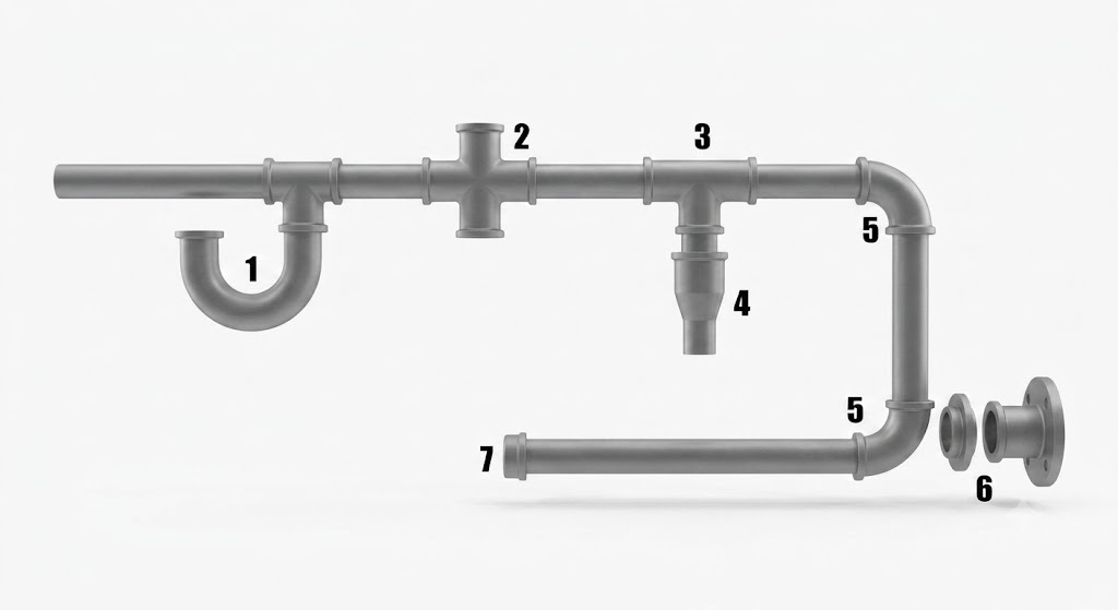 ASME B16.9 Fittings: Standar Dimensi Pipe Fitting Industri
