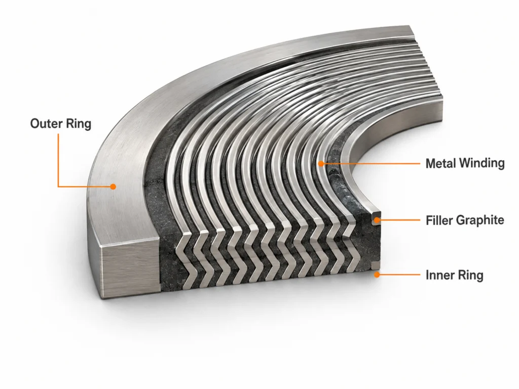 Arti Warna Metal Winding pada Spiral Wound Gasket