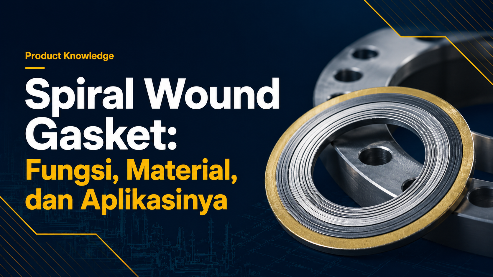 Spiral Wound Gasket: Fungsi, Material, dan Aplikasinya